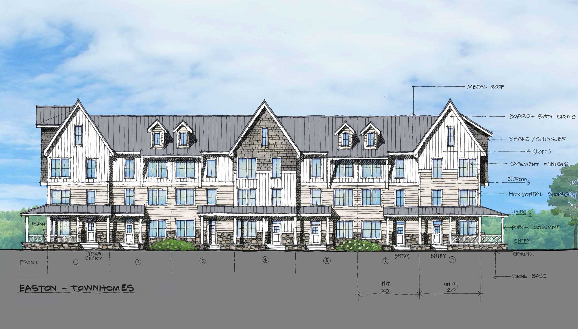 Easton Port Street Masterplan | Easton, Maryland | Project by BCT Design Group