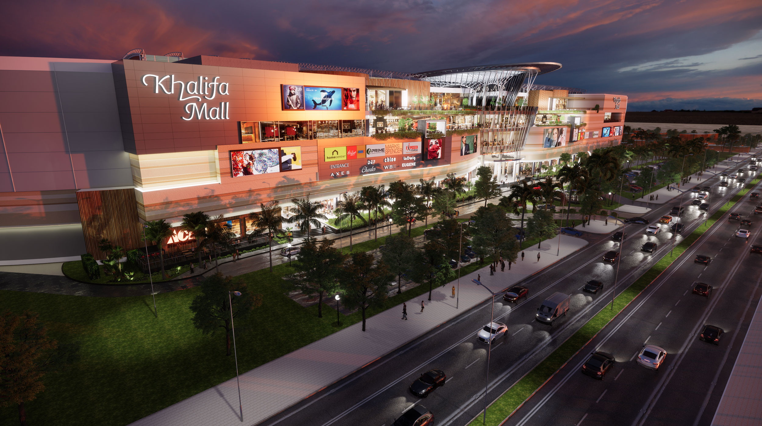 Khalifa Mall | Al-Mansour City, Baghdad, Iraq | Project by BCT Design Group